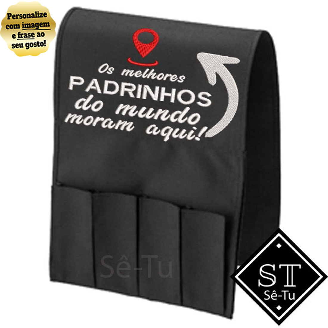 Embroidered Remote Control Holder Let's Write a Movie Together